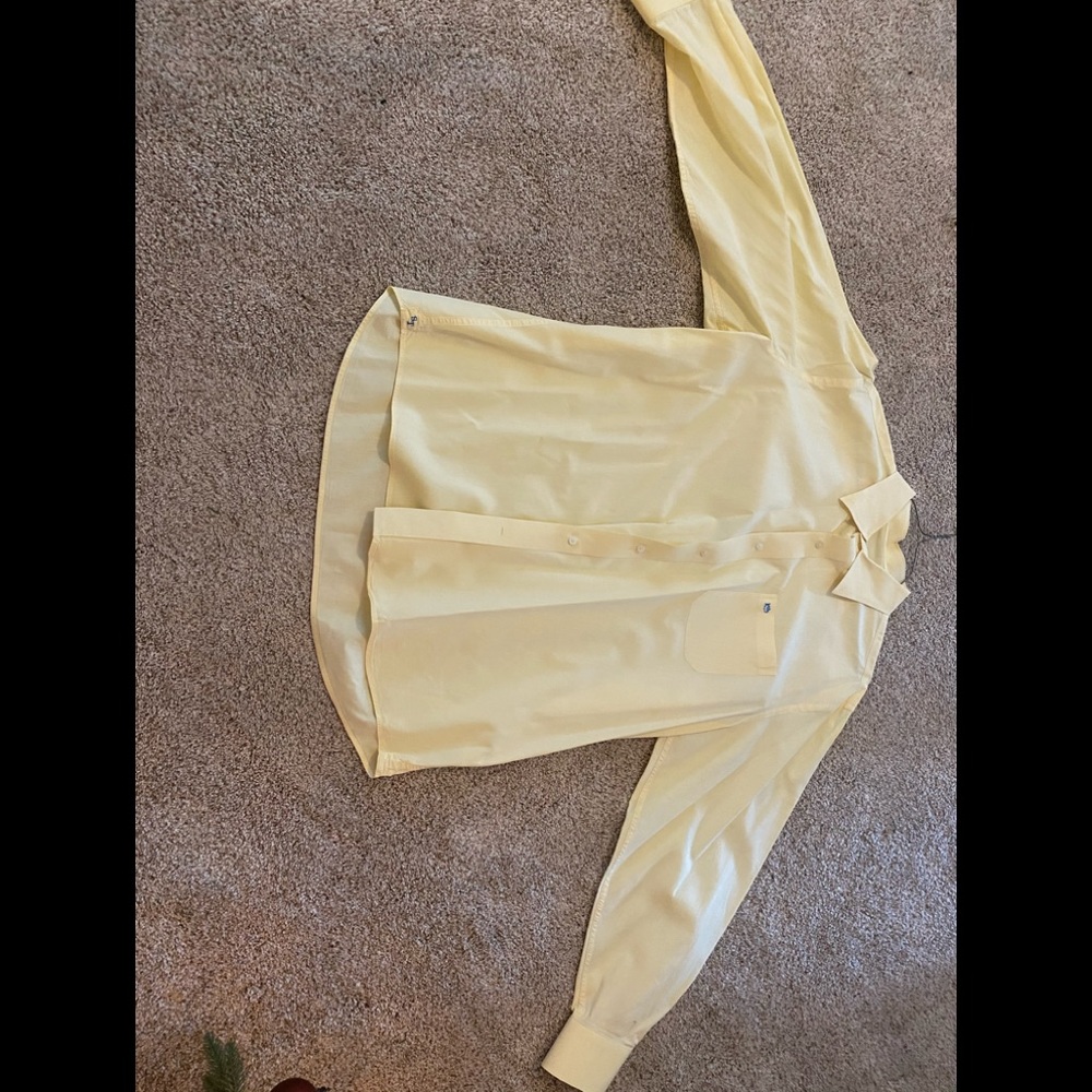 Southern tide yellow XL button up
